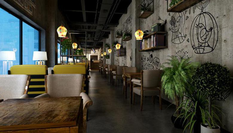 创意混搭餐厅中西混搭餐厅图片4